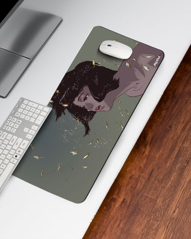 Perfect Blue-Aquatic Reverie Desk Mat