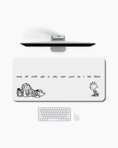 Calvin and Hobbes-Friends like These Desk-Mat