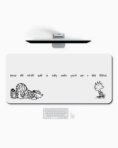 Calvin and Hobbes-Friends like These Desk-Mat