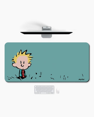 Calvin and Hobbes-I havent Done Anything Desk Mat