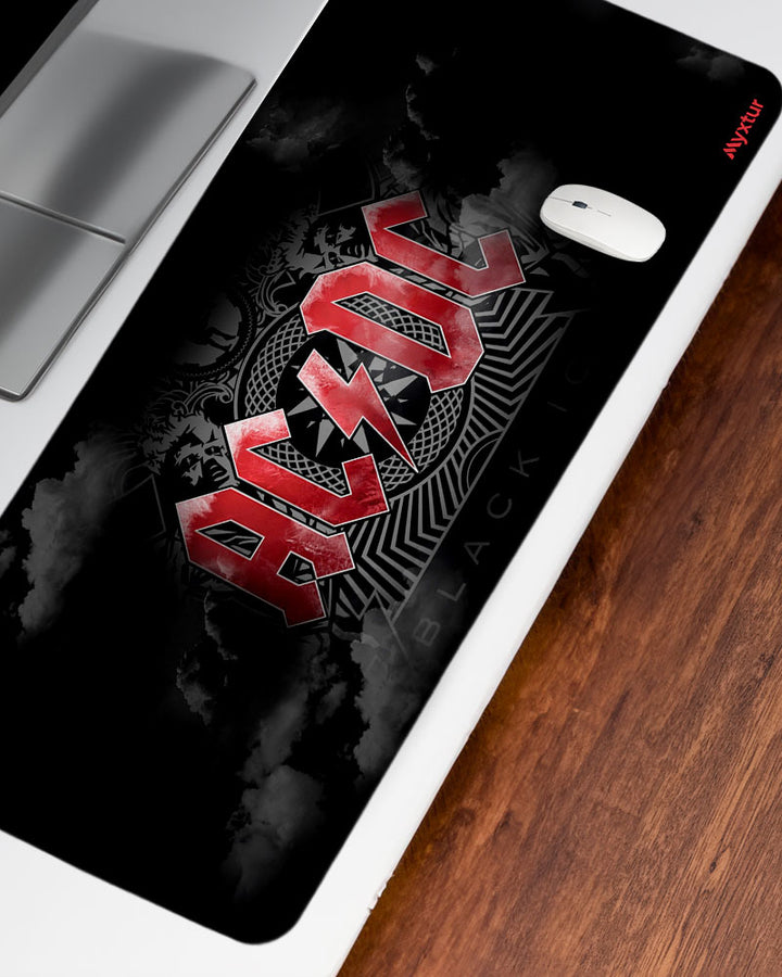 Rock Queen Mat Stack Let there be Rock Gaming Desk Mat – Myxtur