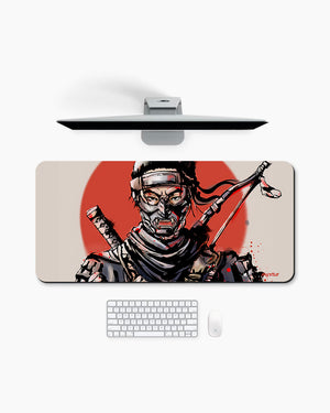 Ghost Of Tsushima-Last Stand for Jin Desk Mat