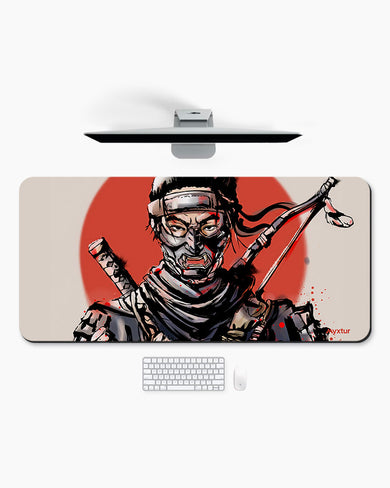 Ghost Of Tsushima-Last Stand for Jin Desk Mat