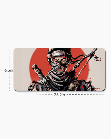 Ghost Of Tsushima-Last Stand for Jin Desk Mat