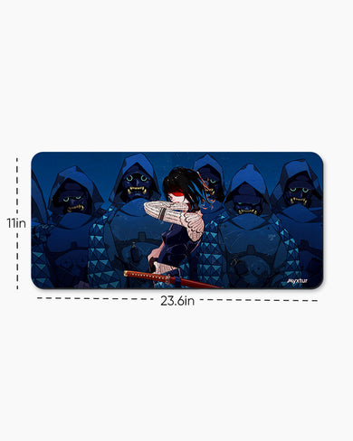 Ninja Oni Masked Maiden Desk-Mat