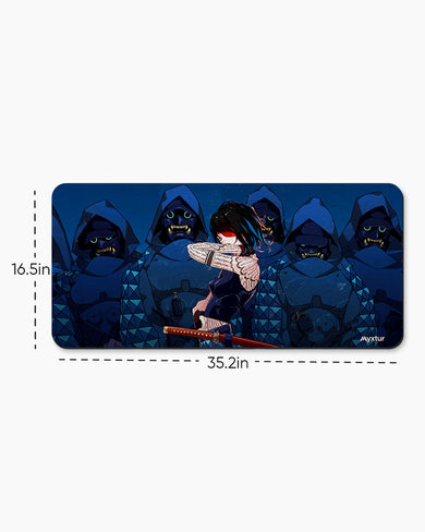 Ninja Oni Masked Maiden Desk-Mat