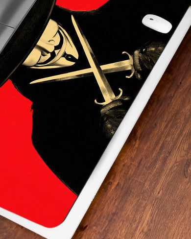 V for Vendetta-Gunpowder Treason and Plot Desk Mat