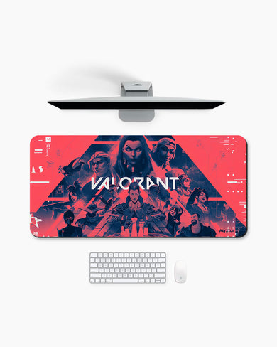 Valorant-Agent Recap Desk Mat