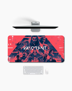 Valorant-Agent Recap Desk-Mat