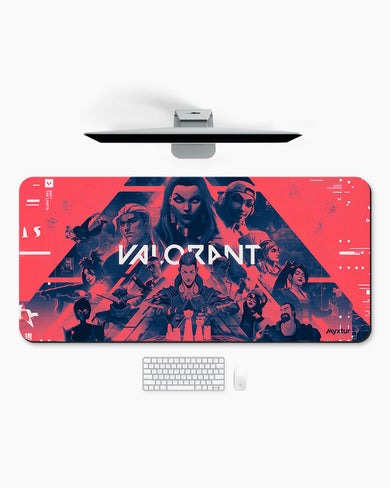 Valorant-Agent Recap Desk Mat