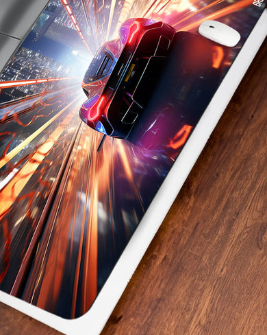 City Lights Racing [BREATHE] Desk Mat