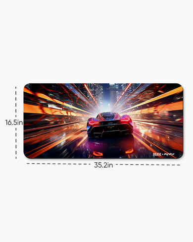 City Lights Racing [BREATHE] Desk Mat