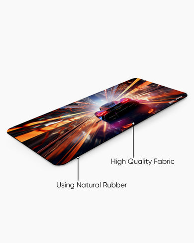 City Lights Racing [BREATHE] Desk Mat
