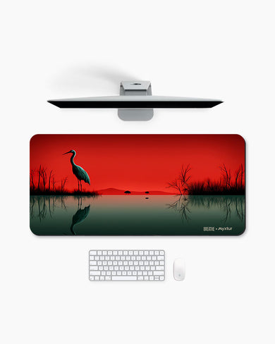Serenade of Silence [BREATHE] Desk Mat