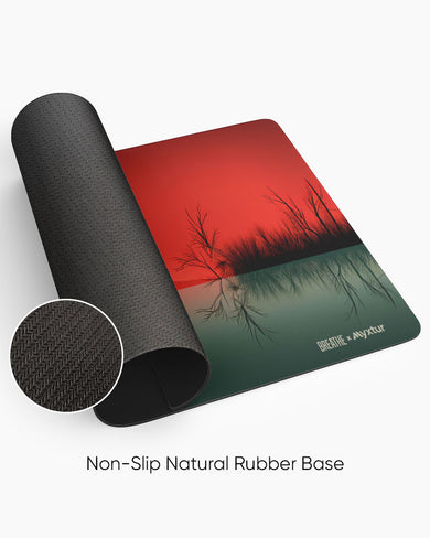 Serenade of Silence [BREATHE] Desk Mat