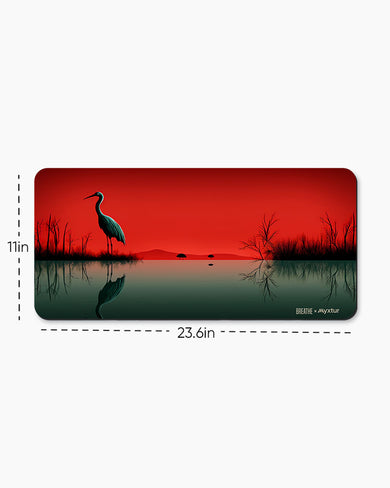 Serenade of Silence [BREATHE] Desk Mat