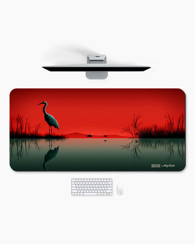 Serenade of Silence [BREATHE] Desk Mat