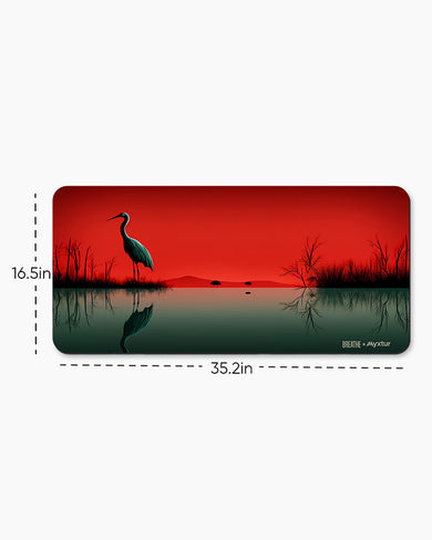 Serenade of Silence [BREATHE] Desk Mat