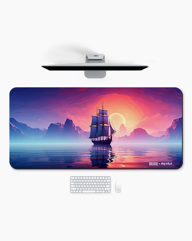 Sunset Seafarer [BREATHE] Desk Mat
