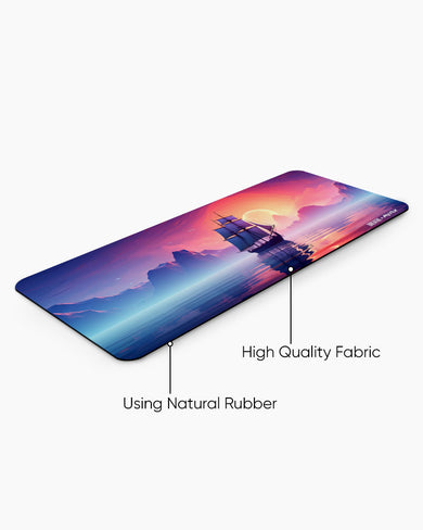 Sunset Seafarer [BREATHE] Desk Mat