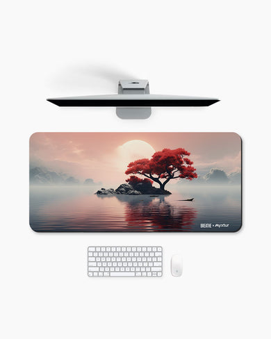 Zen Island Sunrise [BREATHE] Desk Mat