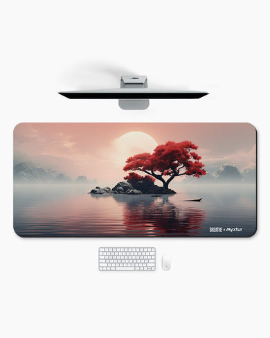 Zen Island Sunrise [BREATHE] Desk Mat
