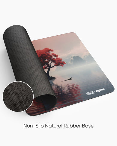 Zen Island Sunrise [BREATHE] Desk Mat