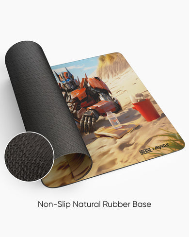 Beach Day for Optimus [BREATHE] Desk Mat