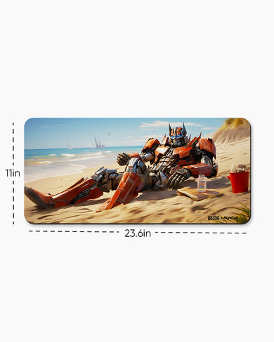 Beach Day for Optimus [BREATHE] Desk Mat