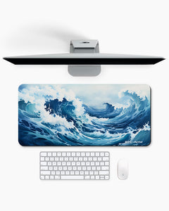 Oceanic Tempest [BREATHE] Desk Mat