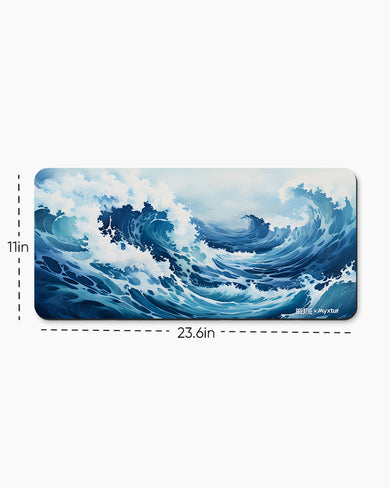 Oceanic Tempest [BREATHE] Desk Mat