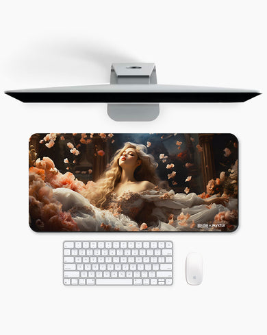Petals and Grace [BREATHE] Desk Mat