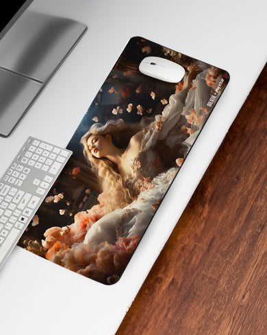 Petals and Grace [BREATHE] Desk Mat