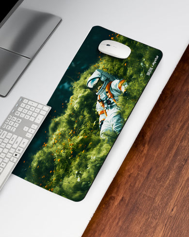 Spacefaring in the Meadow [BREATHE] Desk Mat