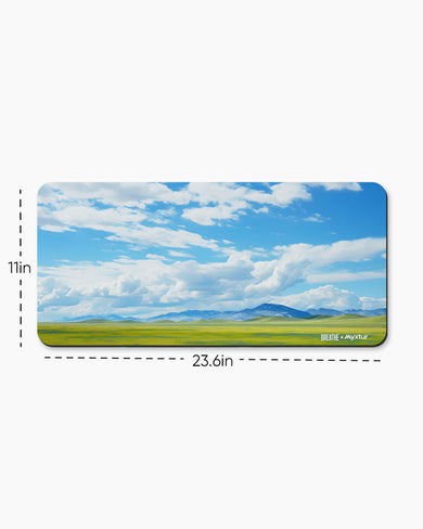 Vivid Valley View [BREATHE] Desk Mat