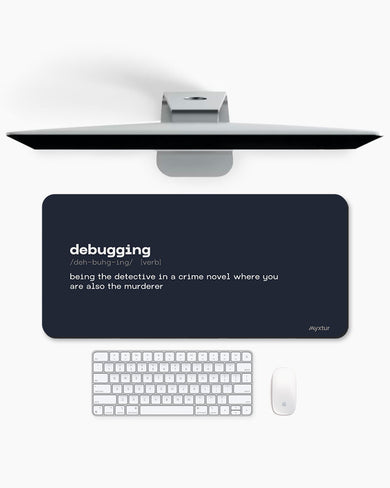 Detective Debugger Desk-Mat