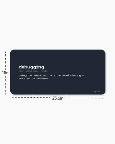 Detective Debugger Desk-Mat