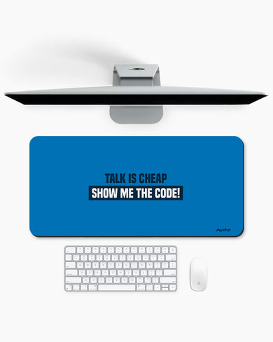 Show Me the Code Desk-Mat