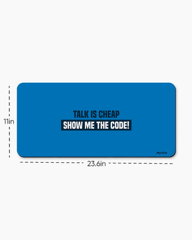 Show Me the Code Desk-Mat