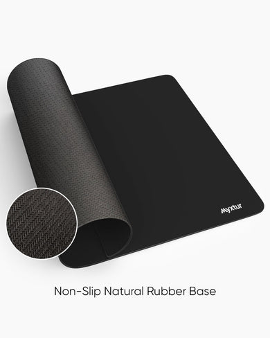 All Black Desk Mat