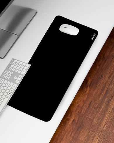 All Black Desk Mat