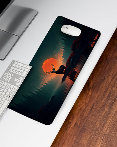 Aurora Antler [BREATHE] Desk Mat