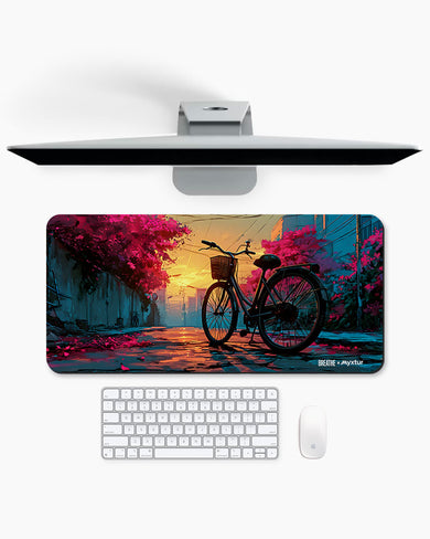 Blossom Cycle [BREATHE] Desk Mat