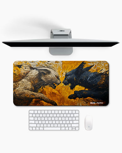 Clash of Claws [BREATHE] Desk Mat