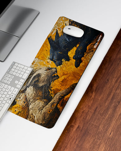 Clash of Claws [BREATHE] Desk Mat