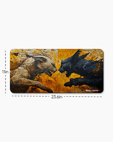 Clash of Claws [BREATHE] Desk Mat