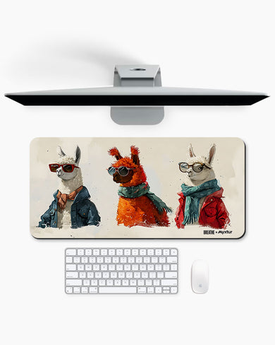 Sunglasses Squad [BREATHE] Desk Mat