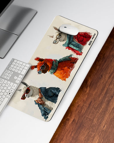 Sunglasses Squad [BREATHE] Desk Mat