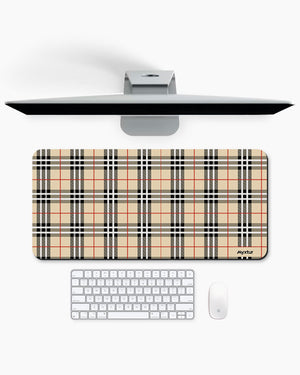 Tartan Knit Gaming Desk Mat M 1