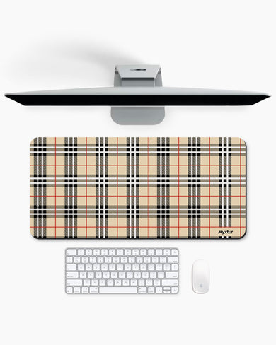 Tartan Knit Desk Mat